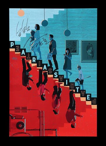 Lot #267 - PARASITE (2019) - British One-Sheet, 2020, Autographed by Bong Joon Ho and Song Kang