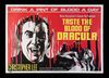 Lot #272 - TASTE THE BLOOD OF DRACULA (1970) - Commercial Poster, 1996, Autographed by Christopher Lee