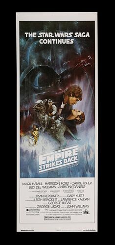 Lot #307 - STAR WARS: THE EMPIRE STRIKES BACK (1980) - Carter-Jones Collection: US Insert (Style A), 1980