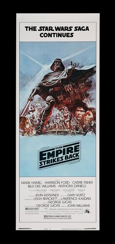 Lot #308 - STAR WARS: THE EMPIRE STRIKES BACK (1980) - Carter-Jones Collection: US Insert (Style B), 1980