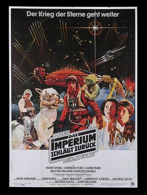 Lot #310 - STAR WARS: THE EMPIRE STRIKES BACK (1980) - German A0, 1980