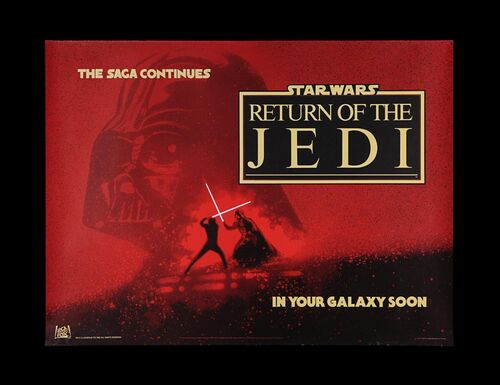 Lot #318 - STAR WARS: RETURN OF THE JEDI (1983) - Advance Teaser Quad, 1983