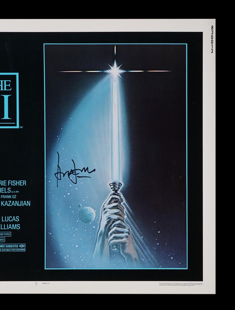 Lot #324 - STAR WARS: RETURN OF THE JEDI (1983) - US Half Sheet ...