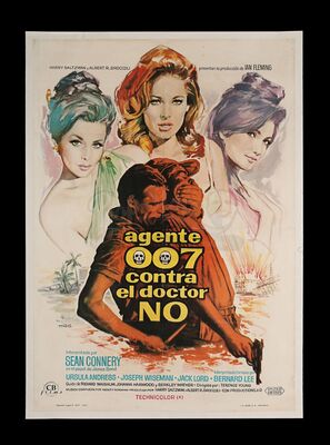 Lot #356 - DR. NO (1962) - Carter-Jones Collection: Spanish One-Sheet, 1963