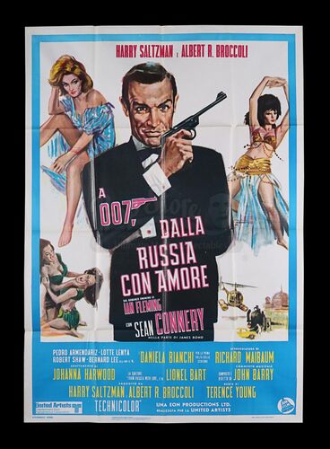 Lot #366 - FROM RUSSIA WITH LOVE (1963) - Carter-Jones Collection: Italian One-Panel (2-Fogli), 1970's