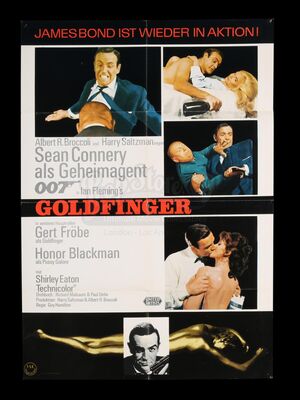 Lot #380 - GOLDFINGER (1964) - Carter-Jones Collection: German A1, 1965