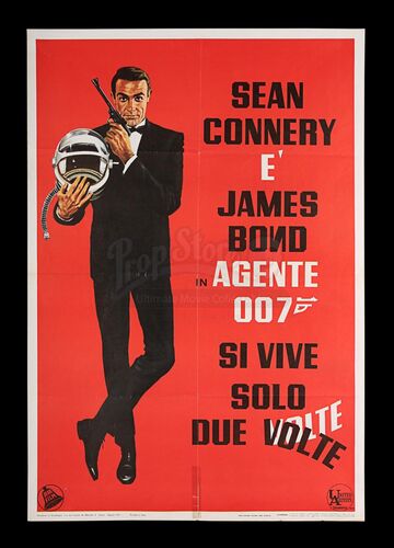 Lot #398 - YOU ONLY LIVE TWICE (1967) - Carter-Jones Collection: Italian One-Sheet, 1967
