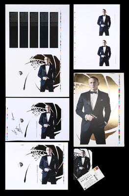Lot #438 - SKYFALL (2012) - Printers Proof Premiere Brochure and Extras, 2012