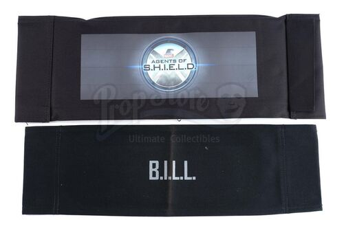Lot #64 - Marvel's Agents of S.H.I.E.L.D. - John Garrett 'B.I.L.L.' Cast Member Chairback with Writer's Chairback