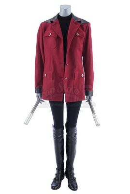 Lot #154 - Marvel's Agents of S.H.I.E.L.D. - Bobbi 'Mockingbird' Morse's Stunt Introduction Costume with Batons