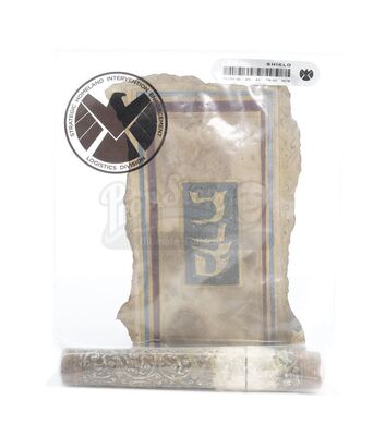 Lot #186 - Marvel's Agents of S.H.I.E.L.D. - Hebrew Maveth Scroll in S.H.I.E.L.D. Evidence Bag