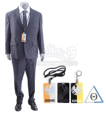 Lot #222 - Marvel's Agents of S.H.I.E.L.D. - Sam and Billy Koenig's Stunt Costume with Lanyard Collection