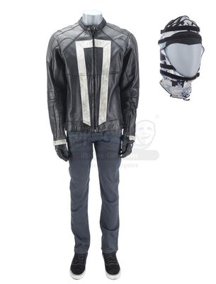 Lot #223 - Marvel's Agents of S.H.I.E.L.D. - Robbie Reyes' Ghost Rider Costume with Stunt SFX Hood