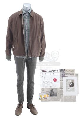 Lot #247 - Marvel's Agents of S.H.I.E.L.D. - Phil Coulson's Framework Diversion Costume with Newspaper Articles