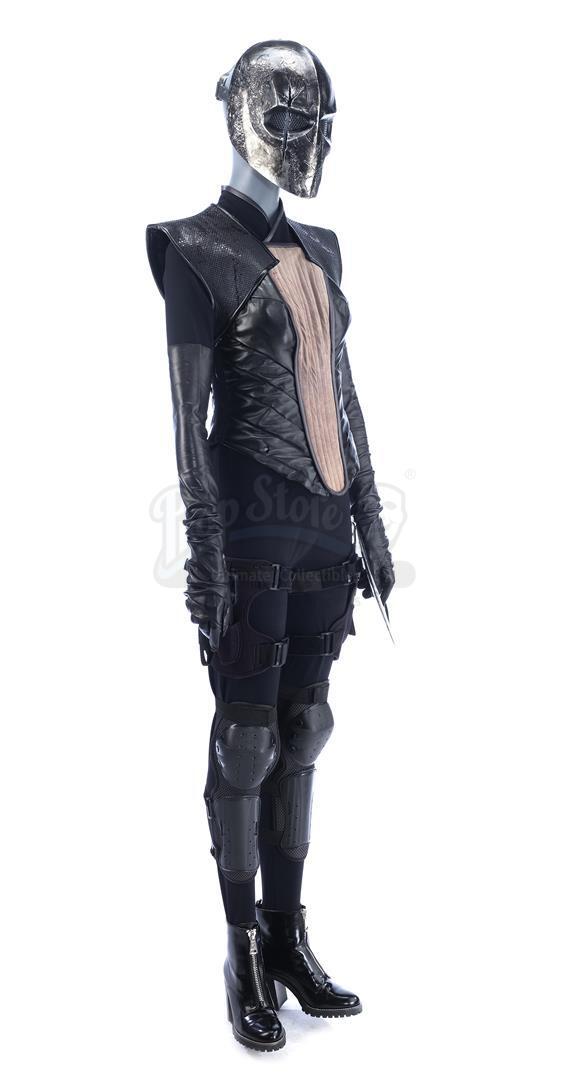 Lot 301 Marvel S Agents Of S H I E L D Ruby Hale S Bloodied Super Costume With Battle Damaged Mask And Chakram Blade Price Estimate 3000 5000