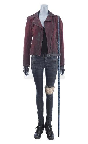 Lot #305 - Marvel's Agents of S.H.I.E.L.D. - Melinda May's Kree Fight Costume with Battle Staff