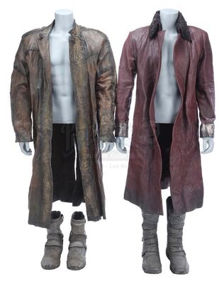 Lot #306 - Marvel's Agents of S.H.I.E.L.D. - Red Kree Coat and Brown Kree Trooper Coat with Boots