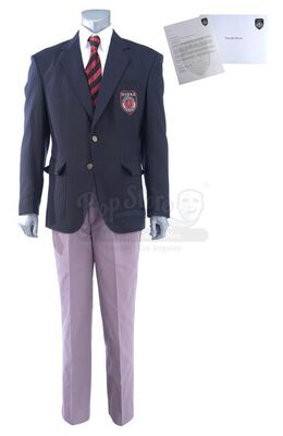 Lot #330 - Marvel's Agents of S.H.I.E.L.D. - Young Baron Wolfgang von Strucker's Classmate #1's Hydra Preparatory Academy Uniform and Assignment Letter