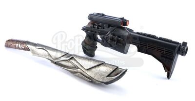 Lot #341 - Marvel's Agents of S.H.I.E.L.D. - Bloodied Asgardian Berserker Staff Head and Remorath Plasma Blaster