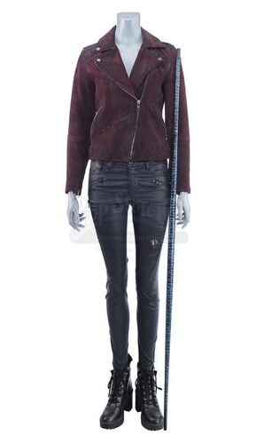 Lot #391 - Marvel's Agents of S.H.I.E.L.D. - Melinda May's Kree Fight Costume with Battle Staff