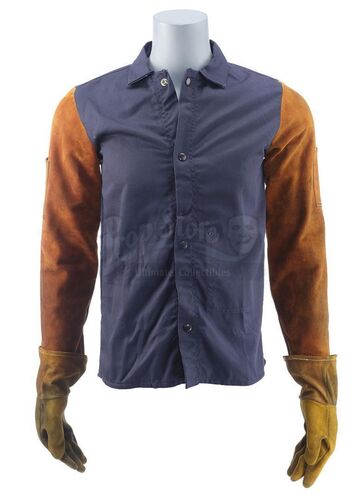 Lot #400 - Marvel's Agents of S.H.I.E.L.D. - Leo Fitz's Welding Jacket and Gloves