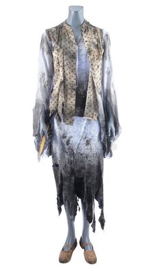 Lot #407 - Marvel's Agents of S.H.I.E.L.D. - Id-Simmons' Stunt Costume with Stunt Bone Knife