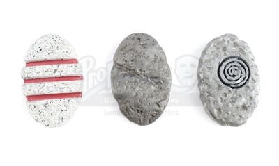 Lot #420 - Marvel's Agents of S.H.I.E.L.D. - Three Di'Alla Monolith Stone Fragments