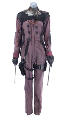 Lot #429 - Marvel's Agents of S.H.I.E.L.D. - Izel's Partial Bullet-Riddled Costume with Sword