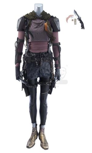 Lot #449 - Marvel's Agents of S.H.I.E.L.D. - Snowflake's Costume with Leaf Knife and Dagger