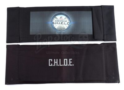 Lot #471 - Marvel's Agents of S.H.I.E.L.D. - Daisy Johnson and Deke Shaw Cast Member Chairbacks