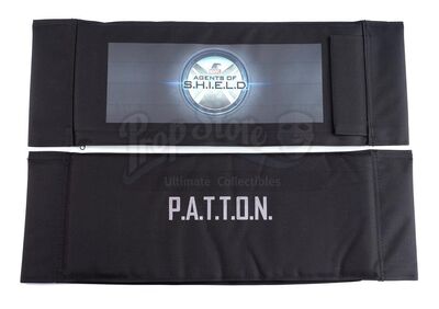 Lot #480 - Marvel's Agents of S.H.I.E.L.D. - Koenig Family 'P.A.T.T.O.N' Cast Member Chairback with Writer's Chairback