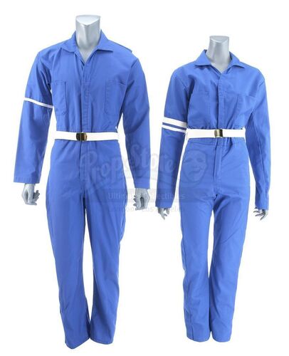 Lot #498 - Marvel's Agents of S.H.I.E.L.D. - One Male and One Female 1970s S.H.I.E.L.D. Jumpsuits