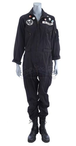 Lot #510 - Marvel's Agents of S.H.I.E.L.D. - Roxy Glass' Paintball-Stained 1980s S.H.I.E.L.D. Jumpsuit Costume