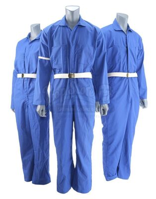 Lot #523 - Marvel's Agents of S.H.I.E.L.D. - Two Male and One Female 1970s S.H.I.E.L.D. Jumpsuits