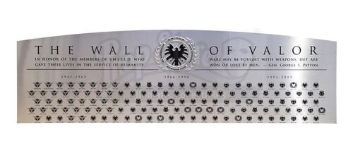 Lot #534 - Marvel's Agents of S.H.I.E.L.D. - S.H.I.E.L.D. Wall of Valor