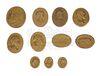 Lot #9 - ALEXANDER (2004) - Hand-Drawn Alexander (Colin Farrell) Costume Sketches, Printed Character Concept Designs, and Gold Coins - 7