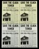 Lot #61 - BACK TO THE FUTURE (1985) - Set of Four "Save The Clock Tower" Flyers - 2