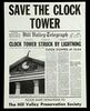 Lot #61 - BACK TO THE FUTURE (1985) - Set of Four "Save The Clock Tower" Flyers - 4