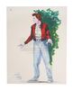 Lot #64 - BACK TO THE FUTURE PART II (1989) - John Bell Hand-painted Marty McFly (Michael J. Fox) Self-fitting Jacket Costume Design - 3