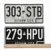 Lot #71 - BATMAN (1989) - Joker's (Jack Nicholson) Getaway Car Licence Plate - 5