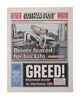 Lot #92 - BATMAN BEGINS (2005) - Two Gotham Post Newspapers - 2