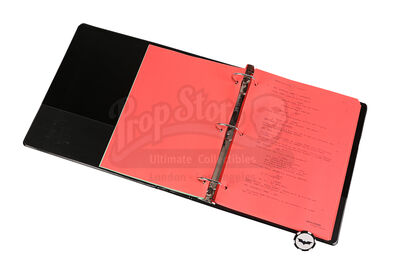 Lot #96 - THE DARK KNIGHT (2008) - Heath Ledger's Personal Script and Wrap Party Token