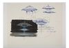 Lot #102 - *BATTERIES NOT INCLUDED (1987) - Pair of Hand-drawn Ralph McQuarrie "Mom" Spaceship Illustration Sheets - 2