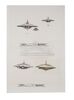 Lot #103 - *BATTERIES NOT INCLUDED (1987) - Pair of Hand-drawn Ralph McQuarrie "Pop" Spaceship Illustration Sheets