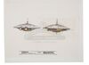 Lot #103 - *BATTERIES NOT INCLUDED (1987) - Pair of Hand-drawn Ralph McQuarrie "Pop" Spaceship Illustration Sheets - 3
