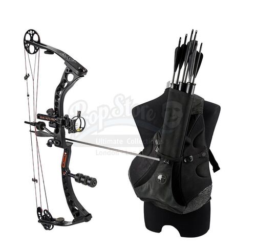 Lot #121 - BLADE: TRINITY (2004) - Abigail Whistler's (Jessica Biel) Bow, Quiver, Arrows and Backpack