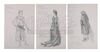 Lot #132 - BRAVEHEART (1995) - Three Charles Knode Costume Sketches