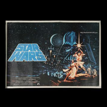 STAR WARS: A NEW HOPE (1977) - Hildebrandt UK Quad Poster