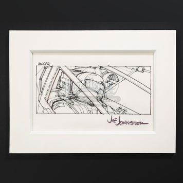 STAR WARS: A NEW HOPE (1977) - Joe Johnston Hand-Drawn Storyboard - X-wing Pilot