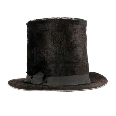 Lot #168 - A CHRISTMAS CAROL (TV MOVIE, 1999) - Scrooge's (Patrick Stewart) Top Hat